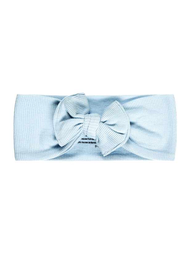 God's Got My Back Blue Headband Ribbed Cotton-Bamboo Blend