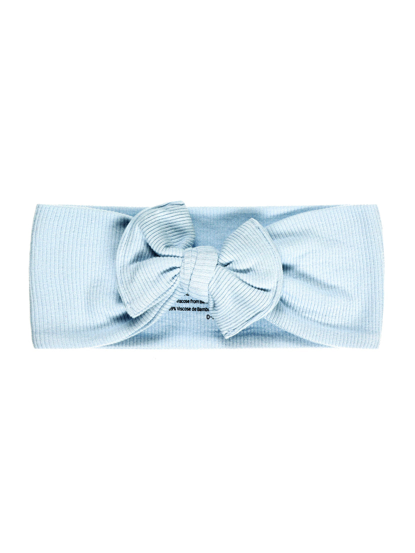God's Got My Back Blue Headband Ribbed Cotton-Bamboo Blend