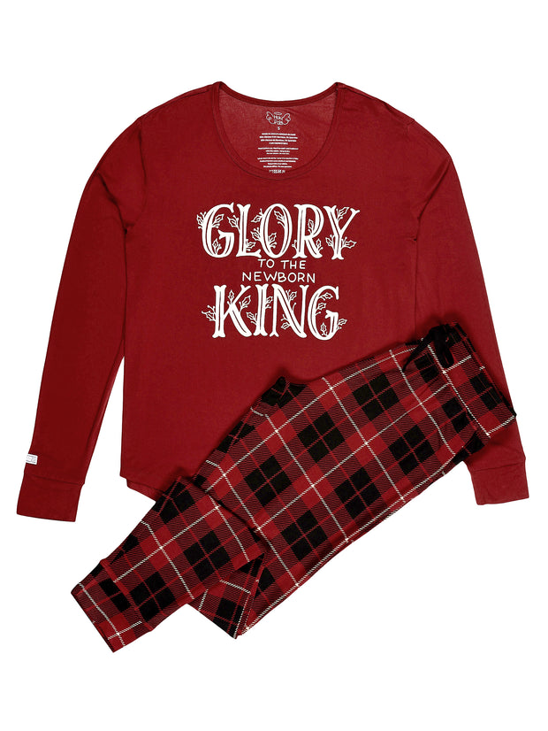 Newborn King PJ Womens Long Sleeve Jogger Set Bamboo
