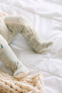 Walking on Water PJ Footed Onesie Ribbed Cotton-Bamboo Blend