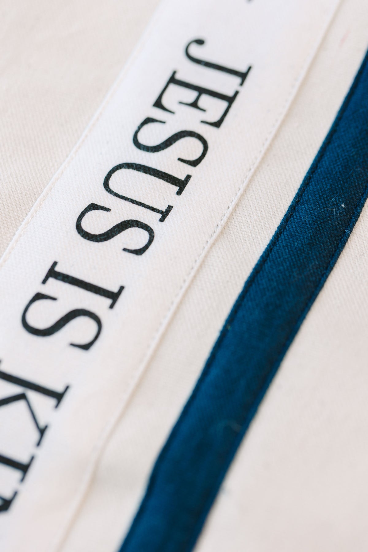 Jesus is King Christmas Tote