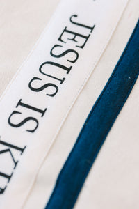 Jesus is King Christmas Tote