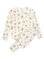Away in a Manger Womens Jogger PJ Set Cotton