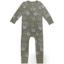 Armor of God Green PJ Footless Onesie Bamboo