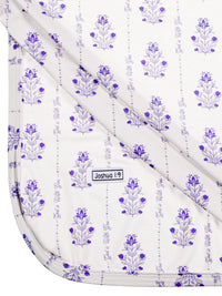 God is With You Floral Swaddle Bamboo
