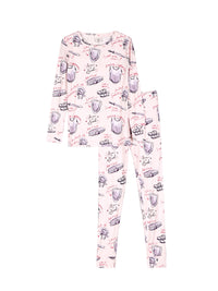 Armor of God Pink PJ Long Sleeve Set Bamboo