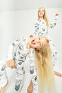 Armor of God White PJ Long Sleeve & Pants Set Bamboo