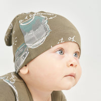 Armor of God Green Knotted Hat Bamboo