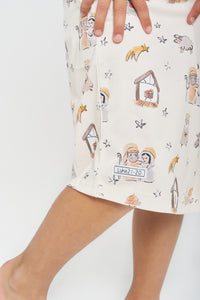Away in a Manger PJ Girls Nightgown Polyester
