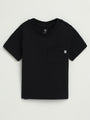 Baby Black Prayer Pocket T-Shirt Cotton | Short Sleeve