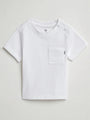 Baby White Prayer Pocket T-Shirt Cotton | Short Sleeve
