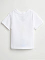 Baby White Prayer Pocket T-Shirt Cotton | Short Sleeve