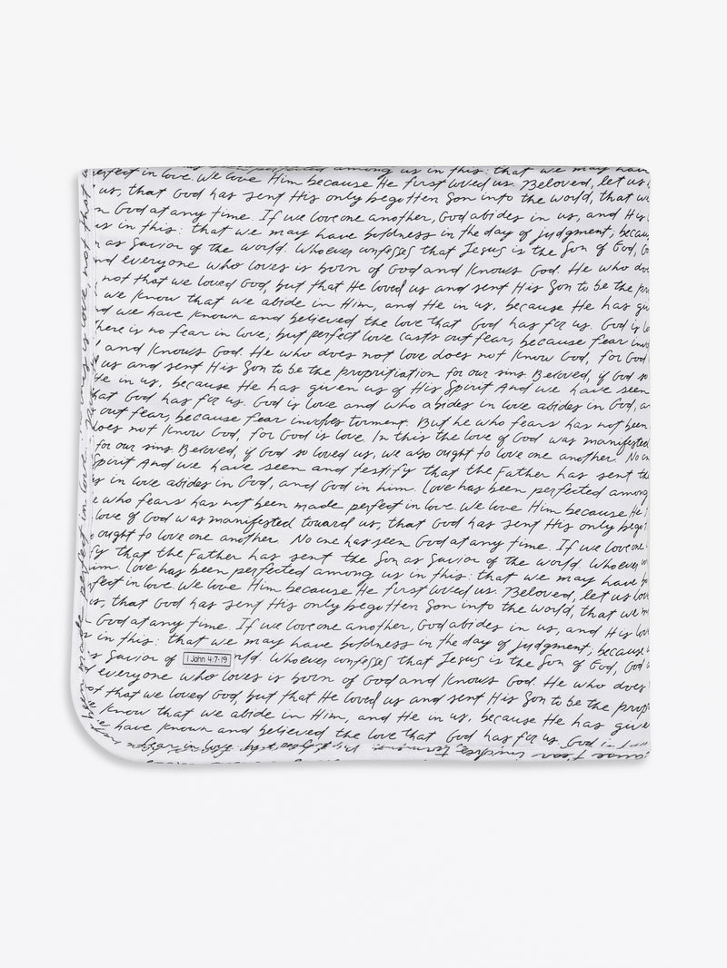 Love One Another Blanket Cotton