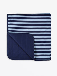 No Greater Love Blue Blanket Cotton