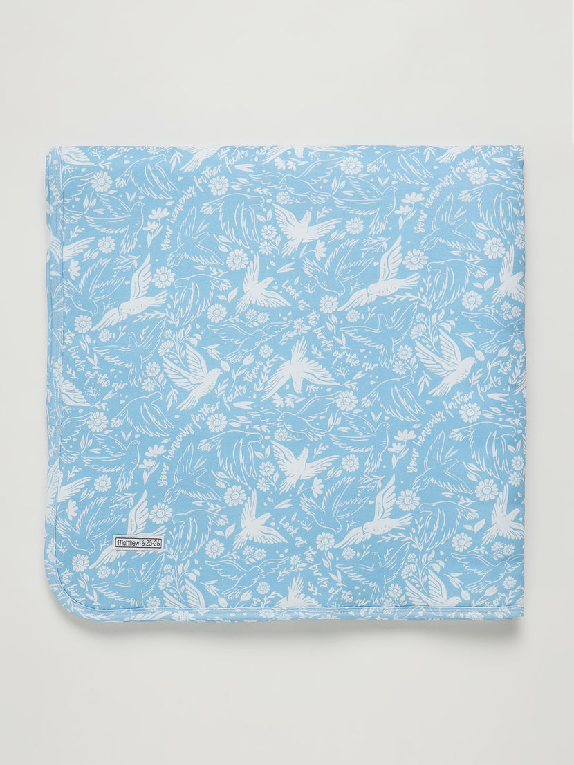 Birds of the Air Blanket Cotton