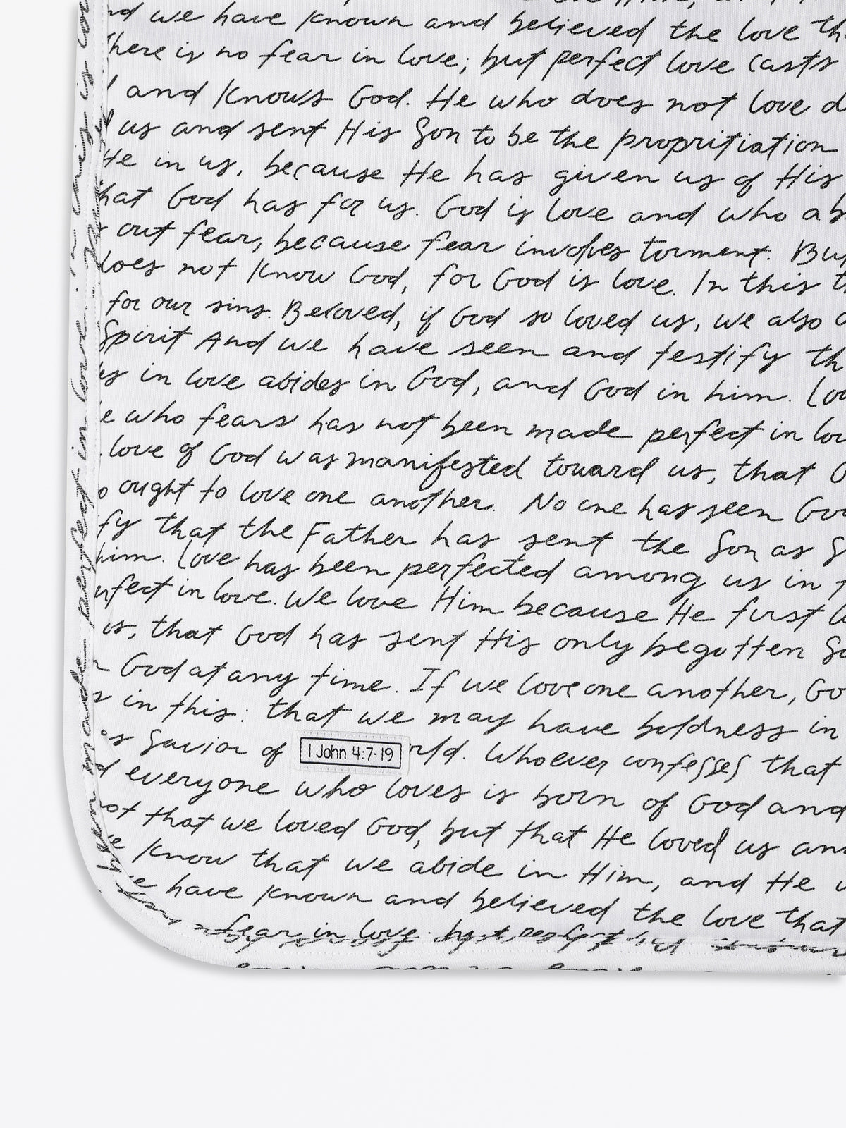 Love One Another Blanket Cotton