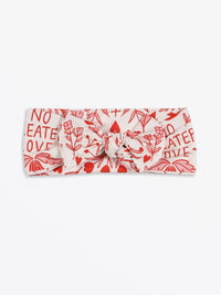No Greater Love Pink Headband Bamboo