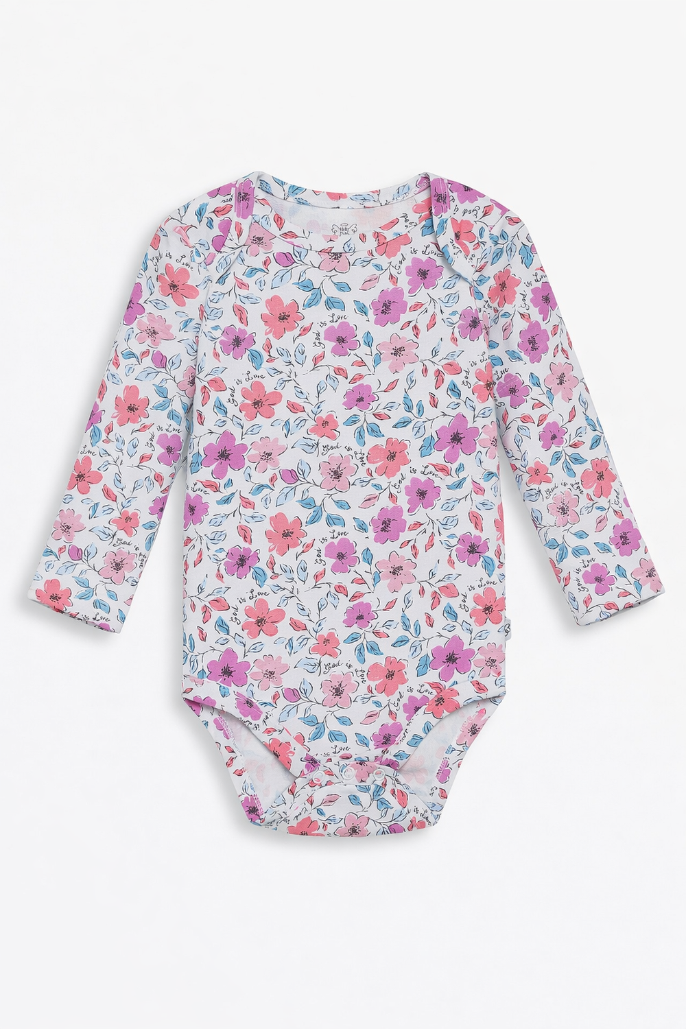 God is Love Long Sleeve Bodysuit Cotton
