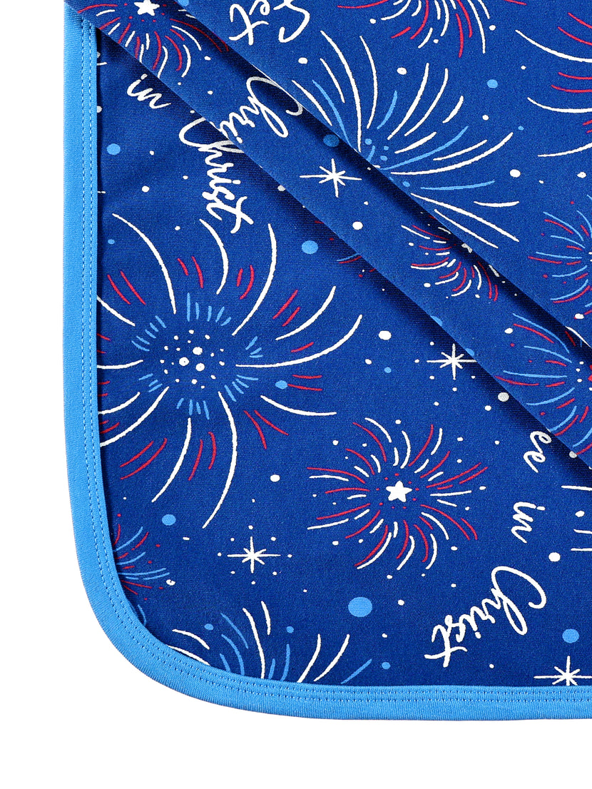 Set Free in Christ Swaddle Cotton
