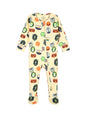 Be the Light Badges PJ Footed Onesie Cotton