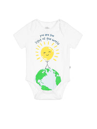 Baby Light of the World Bodysuit Cotton | Short Sleeve