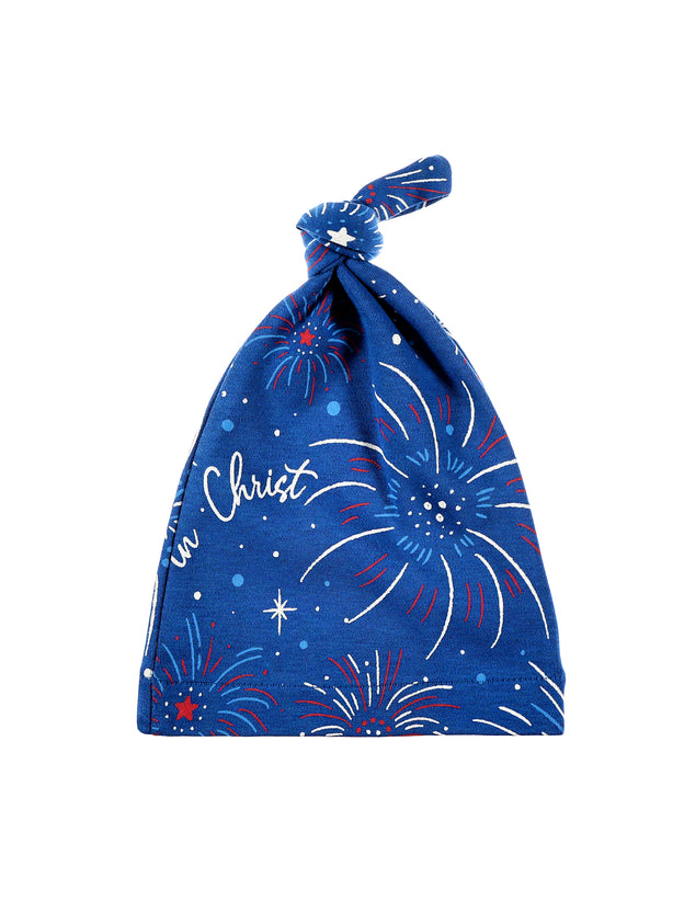 Set Free in Christ Knotted Hat Cotton