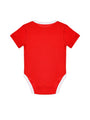 Baby Shine Red Prayer Pocket Bodysuit | Short Sleeve