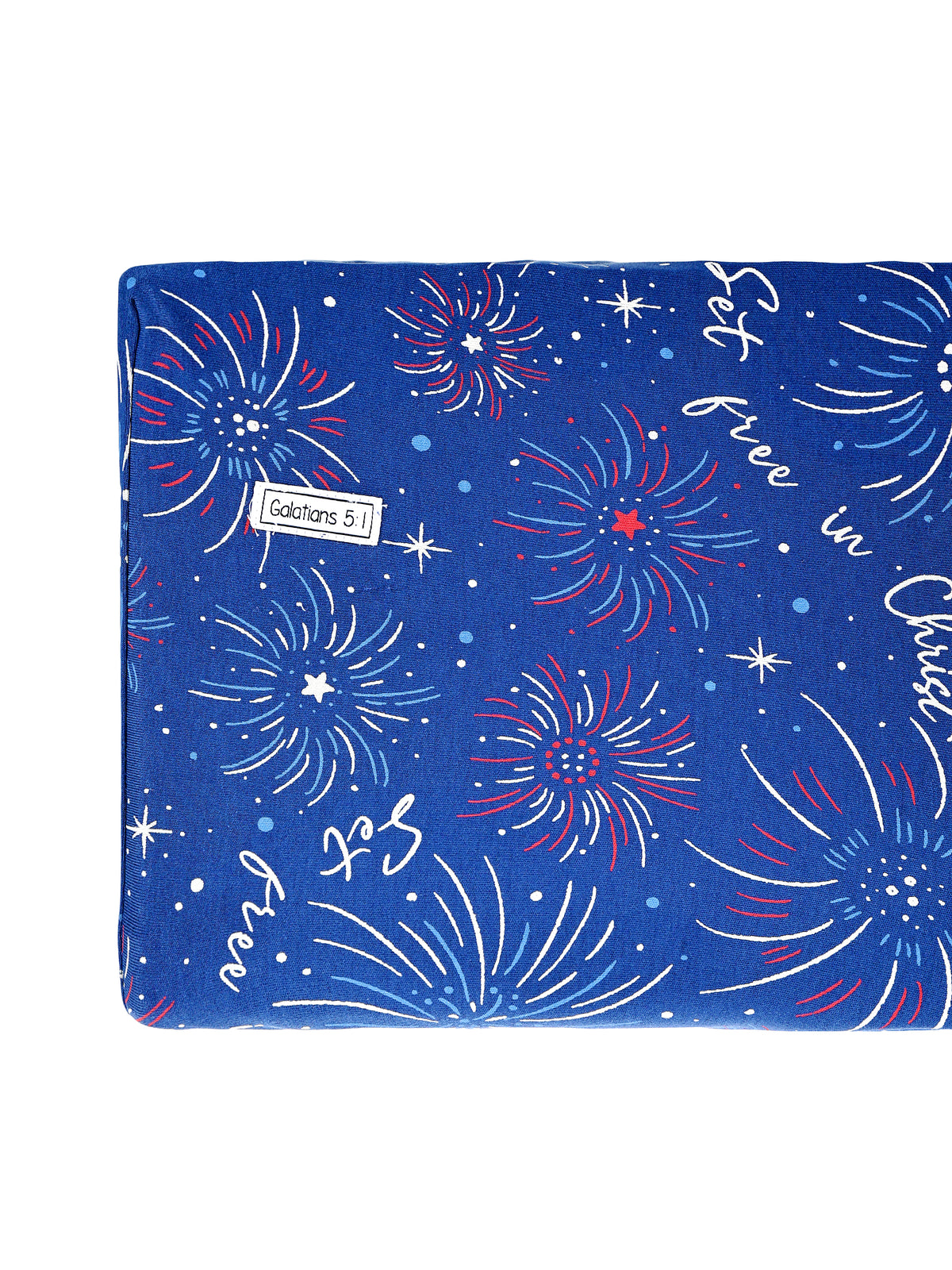 Set Free in Christ Bedsheet Cotton