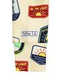 Be the Light Badges PJ Footed Onesie Cotton