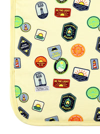 Be the Light Badges Blanket Cotton
