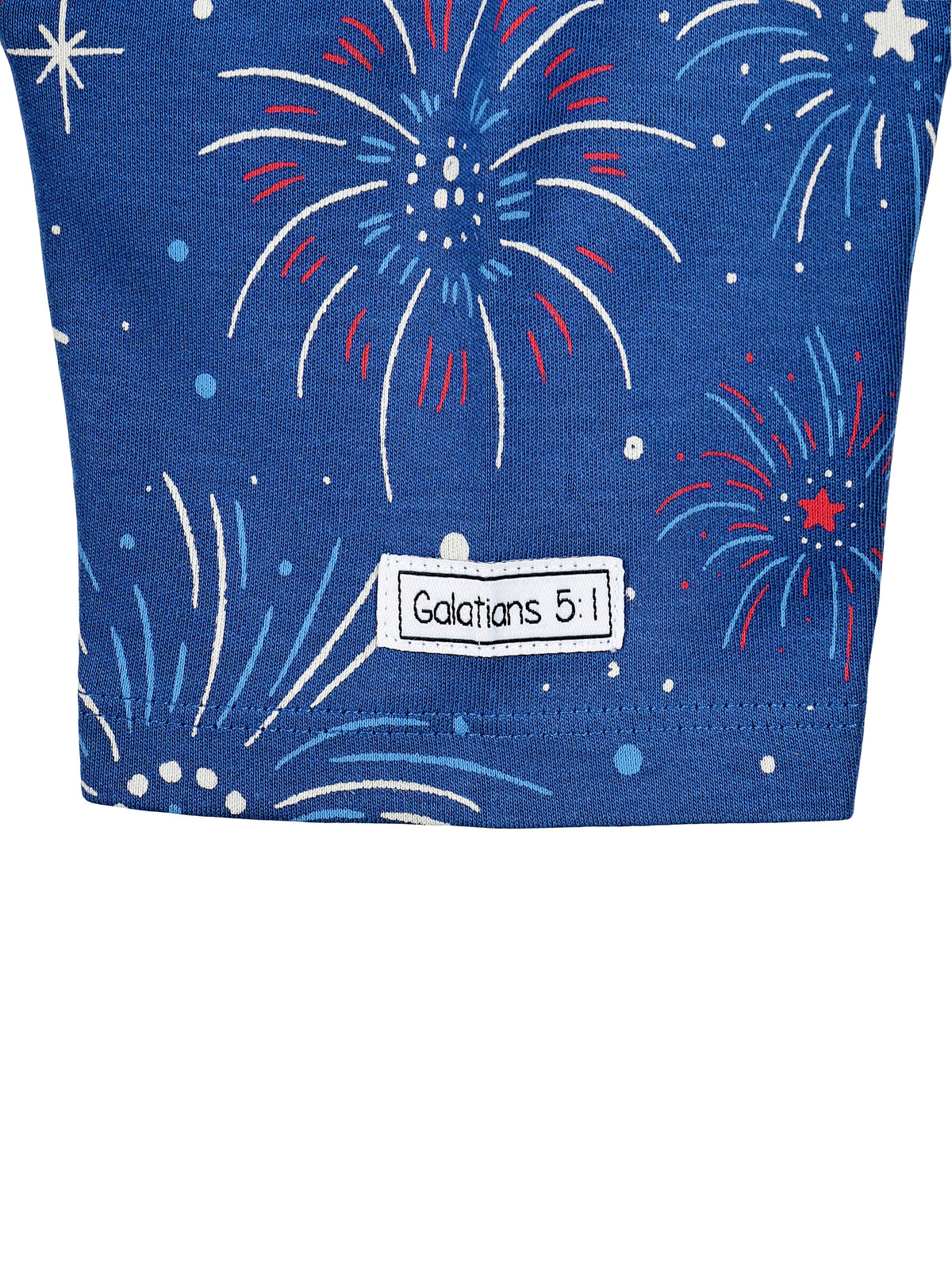 Set Free in Christ PJ Shorts Set Cotton