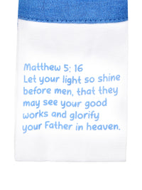 Baby Shine Prayer Pocket Ultramarine Leggings