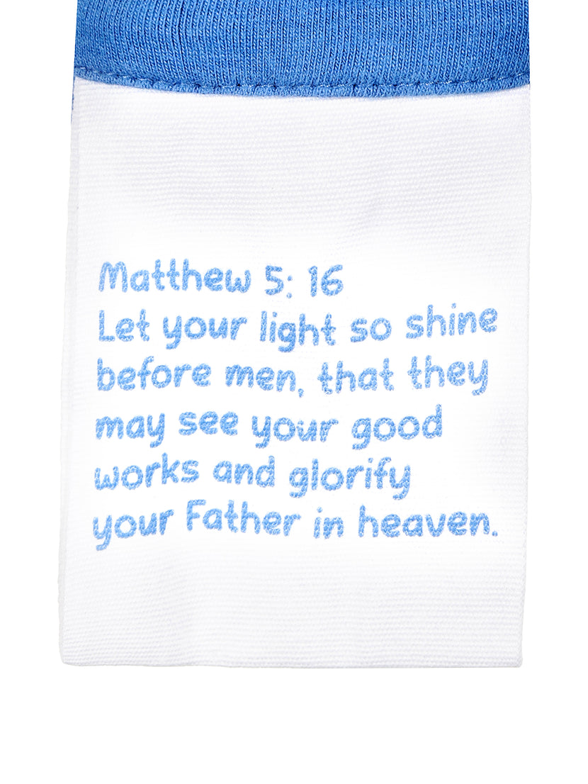 Baby Shine Prayer Pocket Ultramarine Leggings