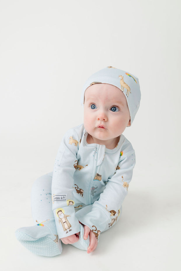 Noah and the Ark Knotted Hat Cotton