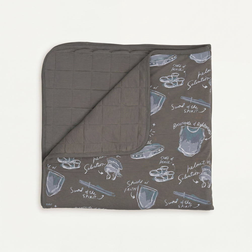 Armor of God Green Blanket Bamboo