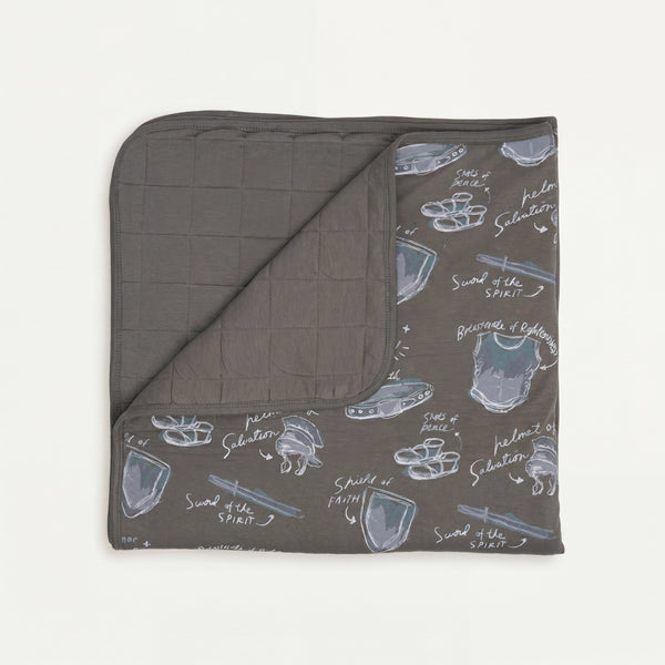 Armor of God Green Blanket Bamboo