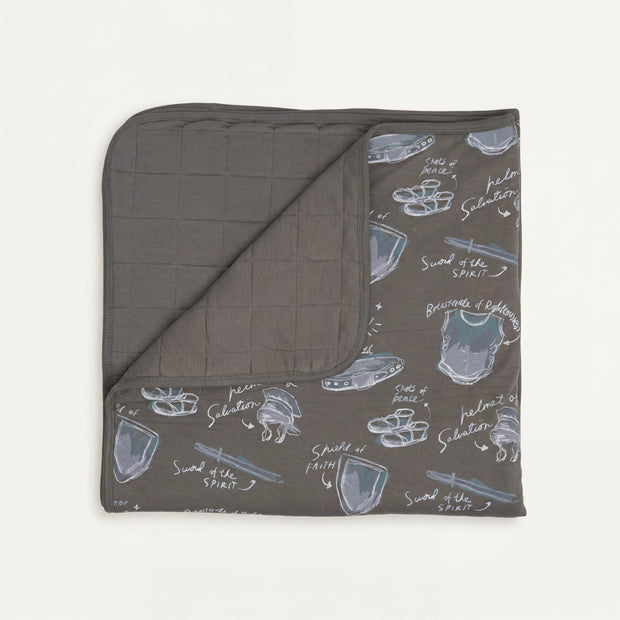 Armor of God Green Blanket Bamboo
