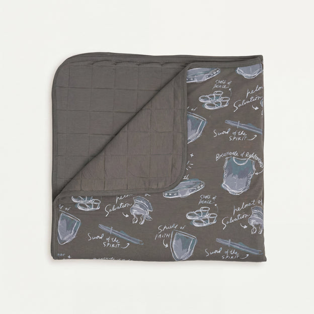 Armor of God Green Blanket Bamboo