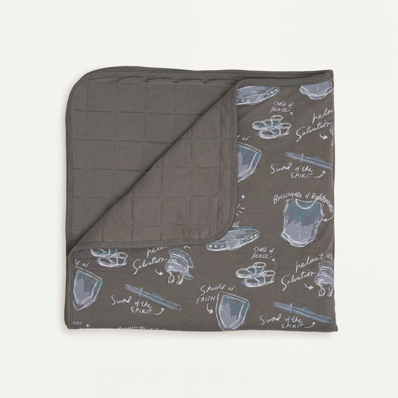 Armor of God Green Blanket Bamboo