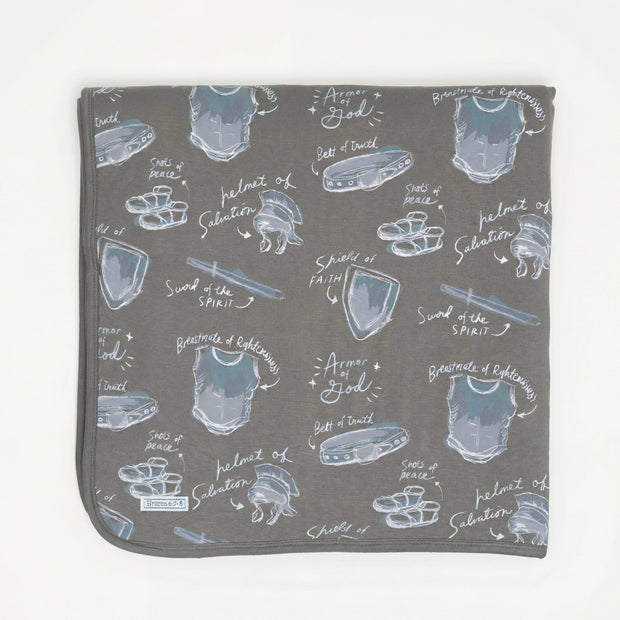 Armor of God Green Blanket Bamboo