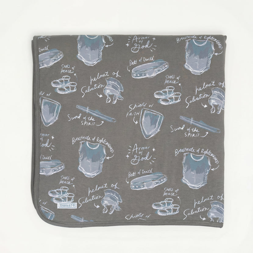 Armor of God Green Blanket Bamboo