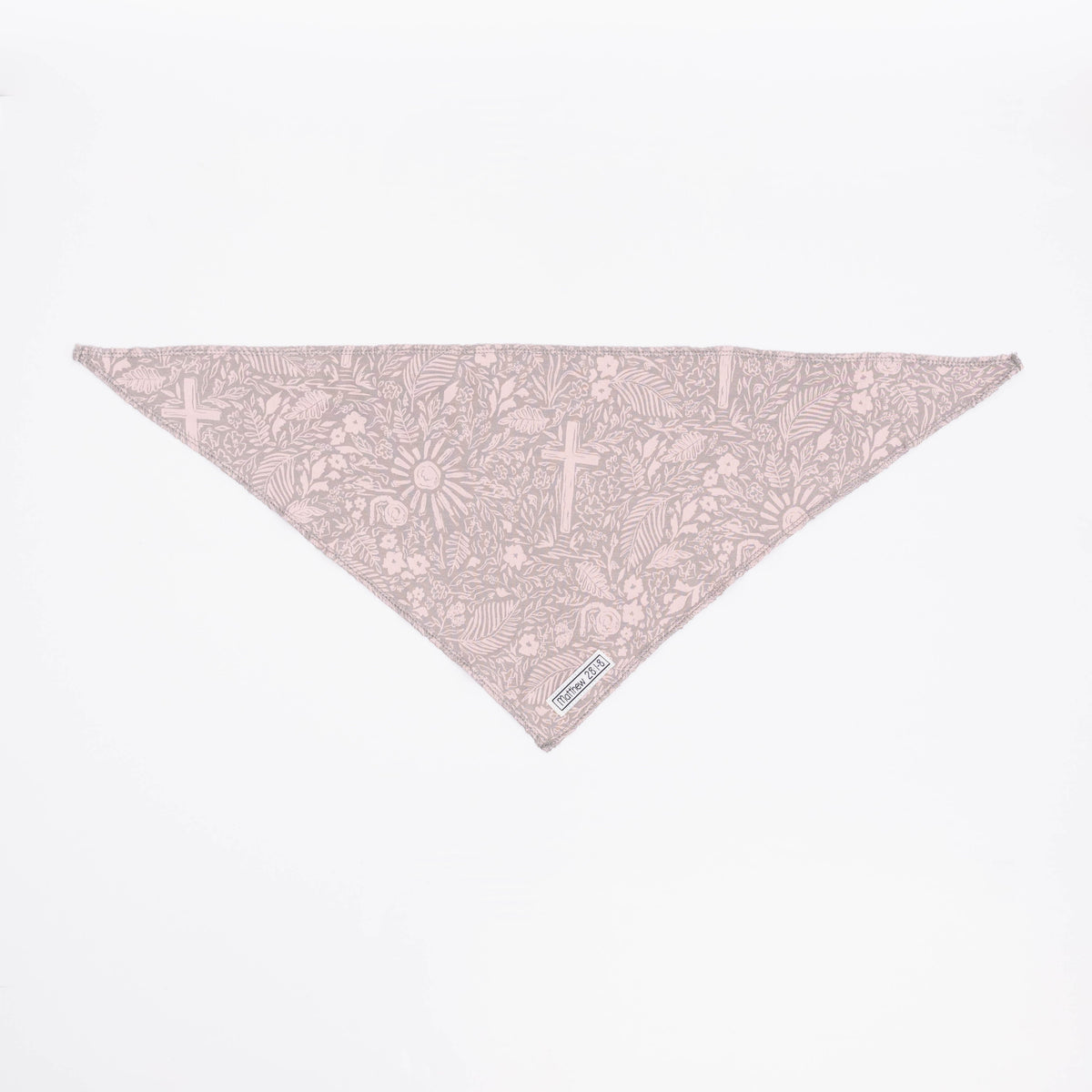 Salvation Garden Grey Pet Bandana Bamboo