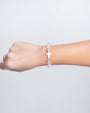 Pink Large Stone Cross Bracelet