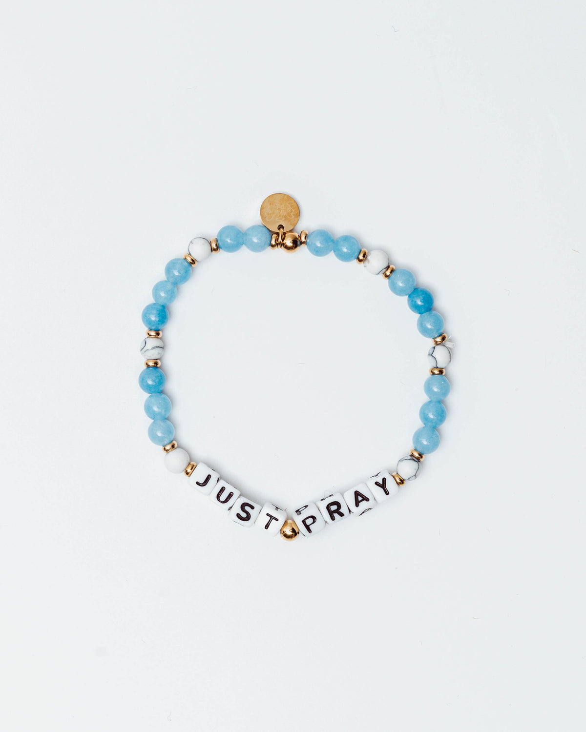 JUST PRAY Letter Bracelet