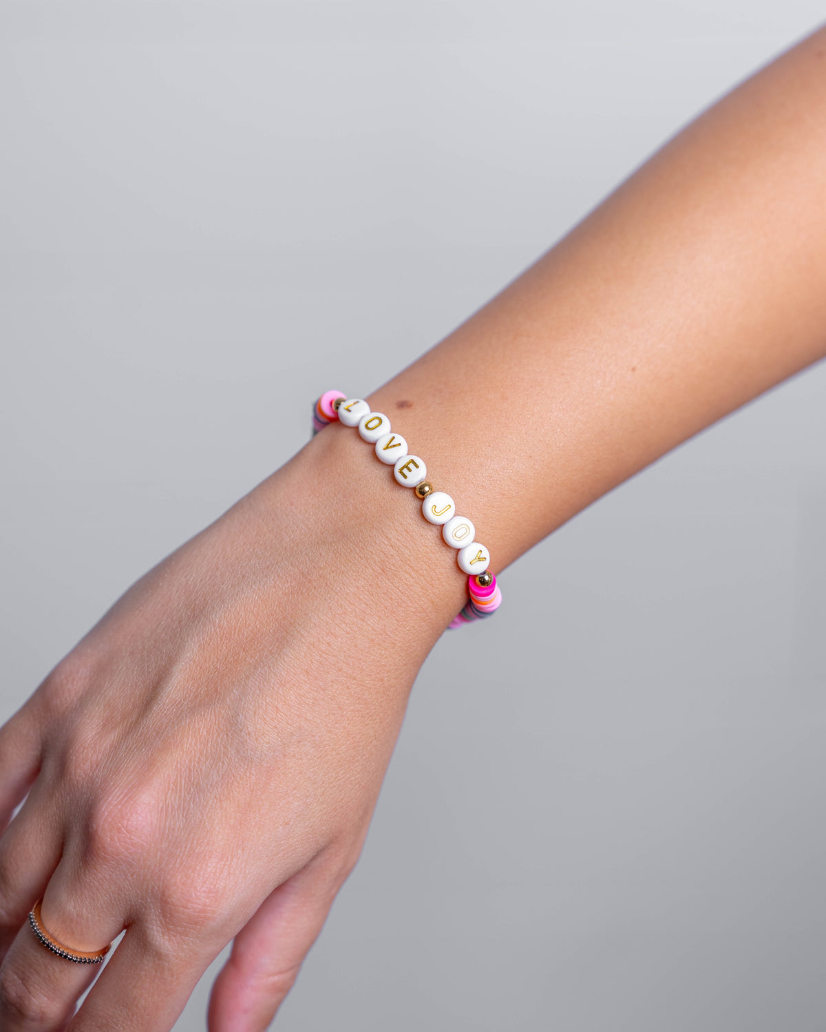 LOVE JOY Letter Bracelet