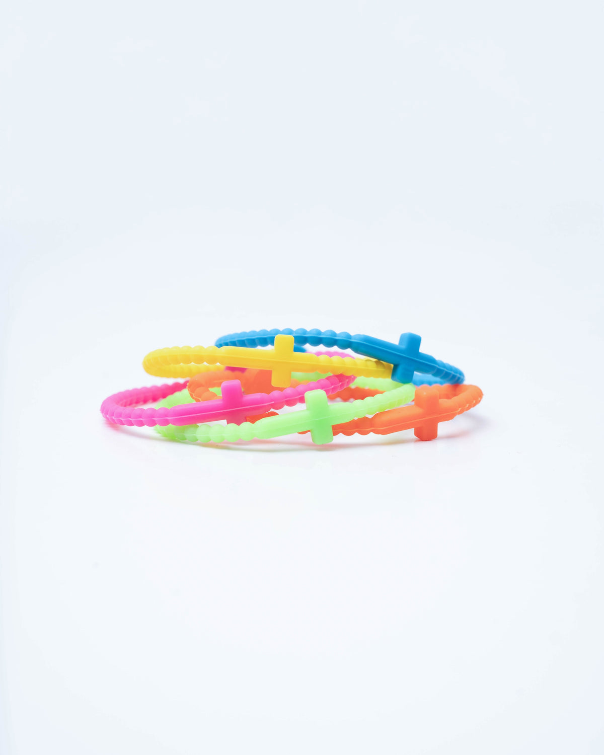 Cross Silicone Tulip Bracelet