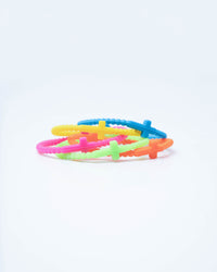 Cross Silicone Tulip Bracelet