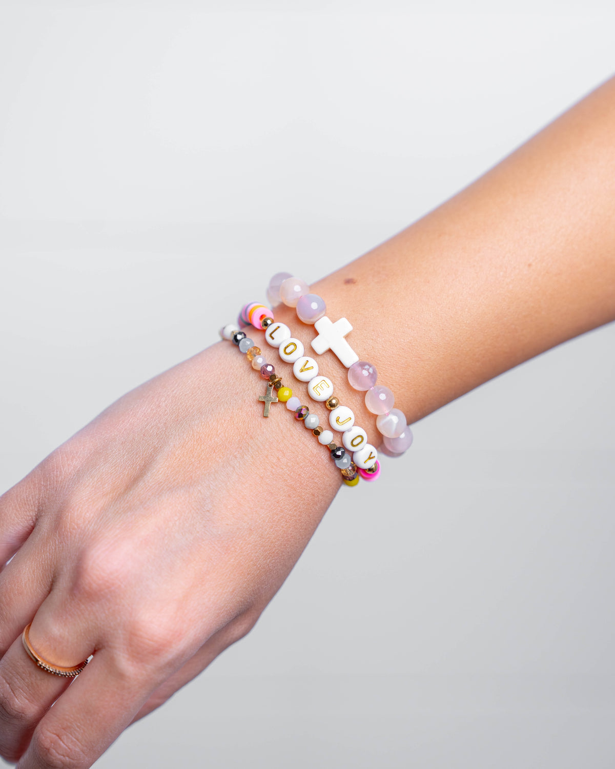 LOVE JOY Letter Bracelet