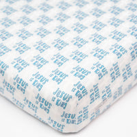 Jesus Is King Blue Bedsheet Bamboo