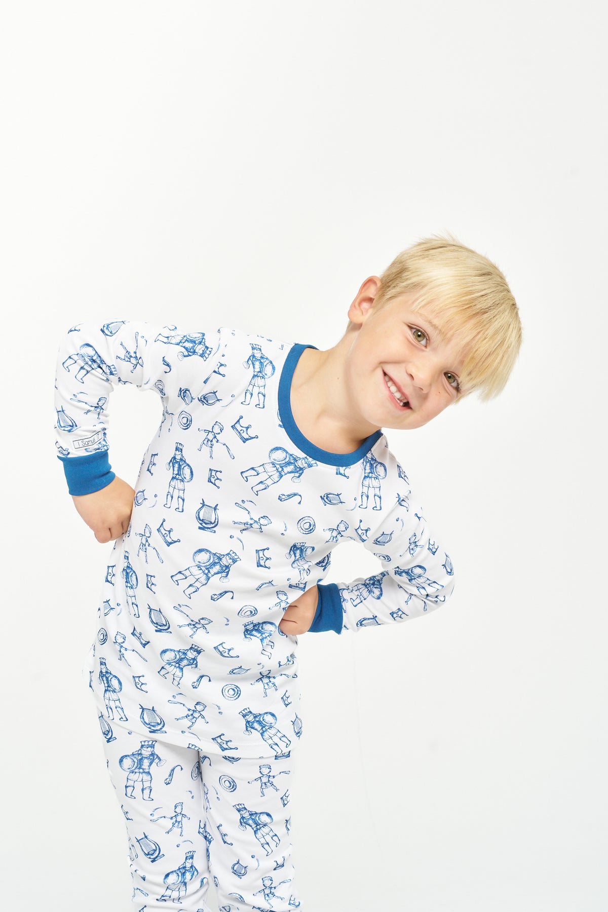 David & Goliath Blue PJ Long Sleeve Set